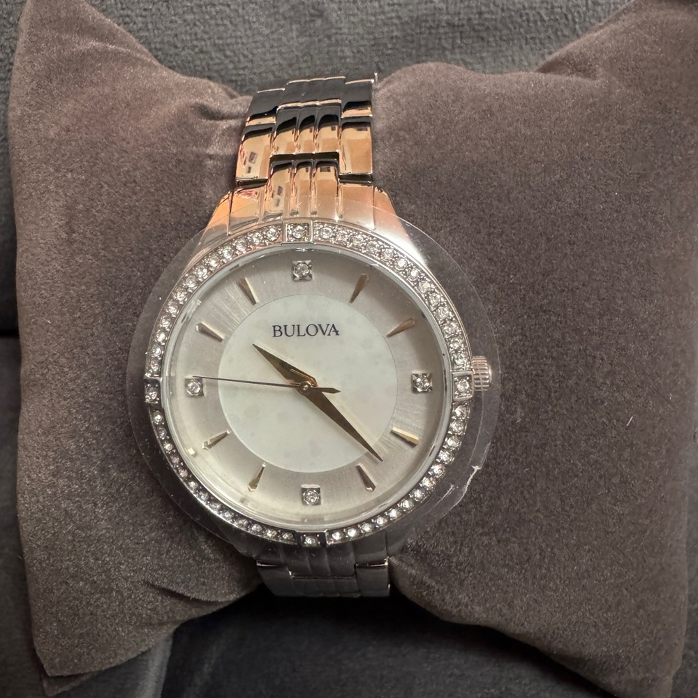 Bulova Silver Bracelet Watch